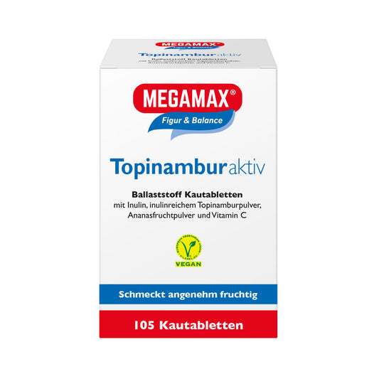Topinambur Ballaststoof Kautabletten Schachtel mit 105 Kautabletten