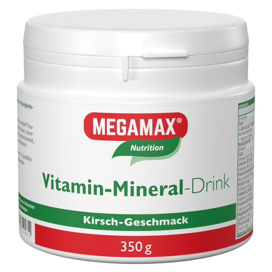 Megamax Vitamin-Mineral-Drink mit Kirsch-Geschmack 350 g für Elektrolythaushalt
