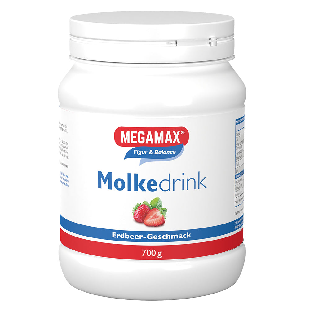 Megamax Molkedrink mit Erdbeer-Geschmack 700 g Dose