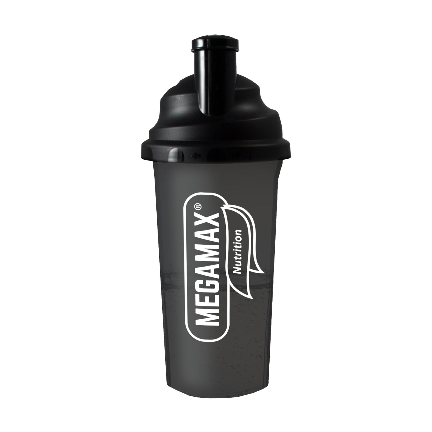 Megamax Proteinshake Shaker schwarz 750 ml