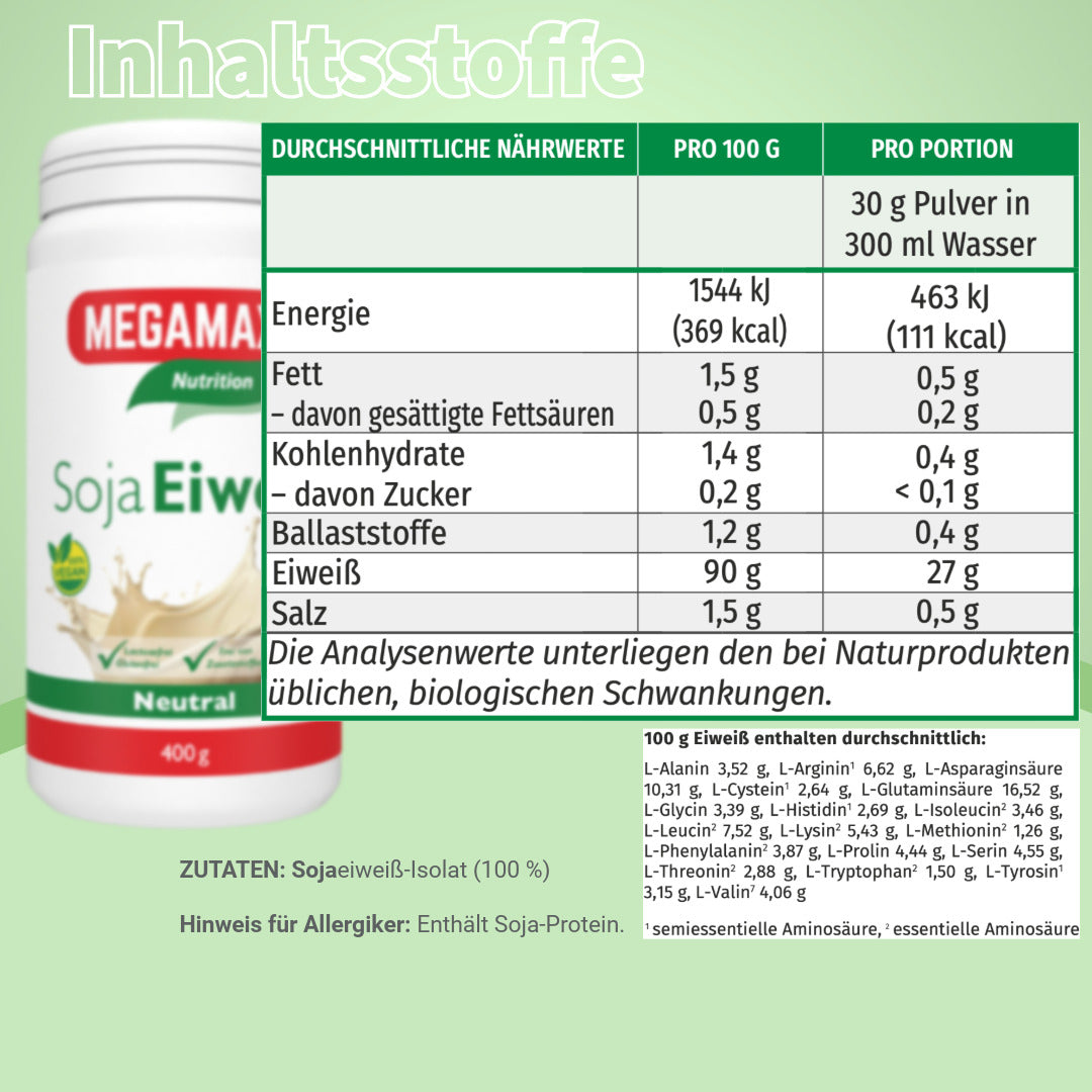Soja Protein Neutral