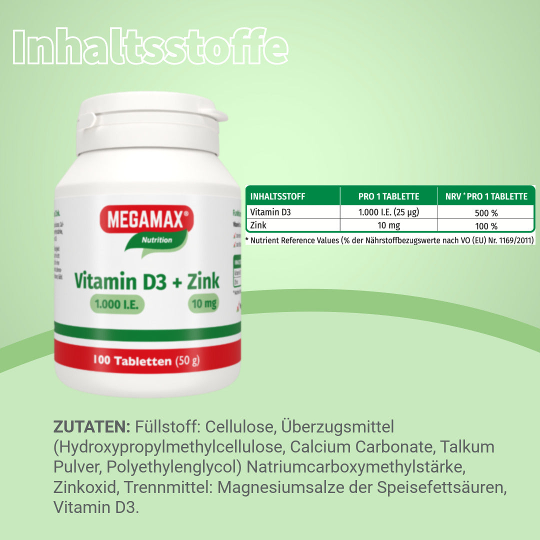 Vitamin D3 + Zink