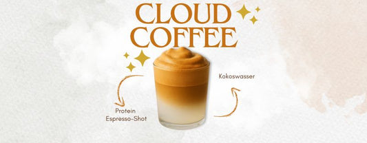 Cloud Coffee mit Kokoswasser