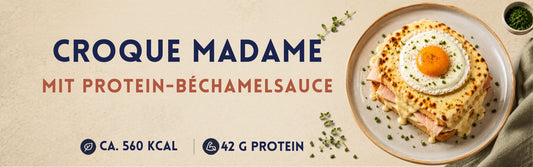 Croque Madame mit Protein-Bechamelsauce