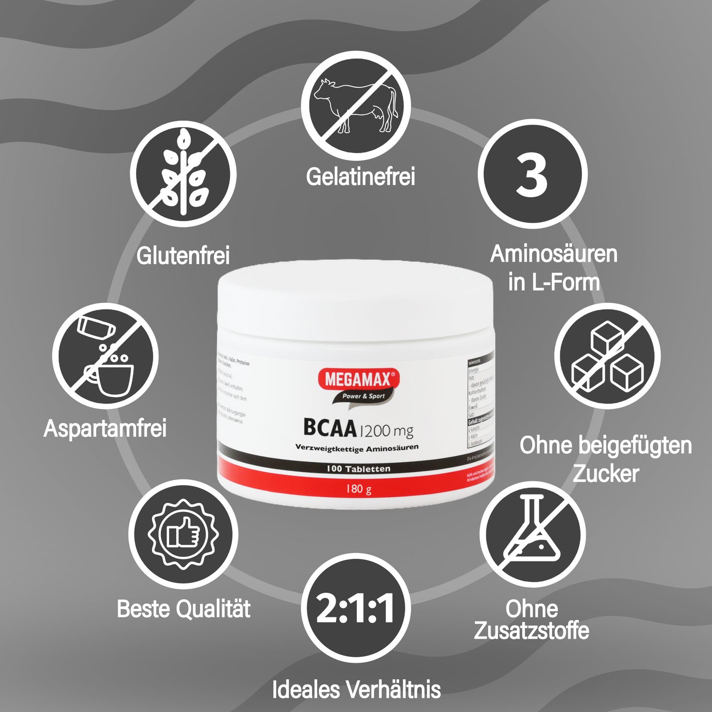 BCAA 1200 100 Tbl.