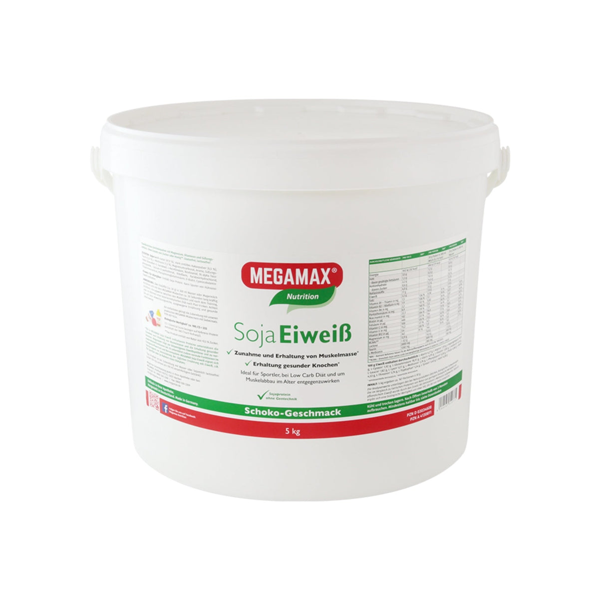 Soja Eiweiß Schoko-Geschmack 5 kg Eimer